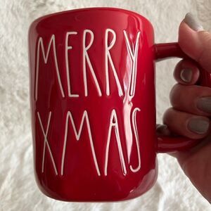 Rae Dunn MERRY XMAS Red Mug